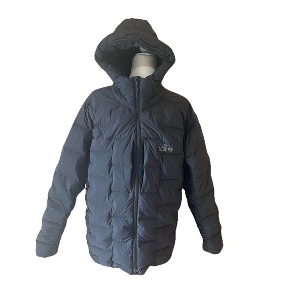 Mountain Hardwear Other - Mountain Hardware Stretch Down  Parka Men's Size Med Black Hooded Warm